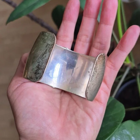 Orville Tsinnie Navajo Style Cuff Bracelate Adjustable - Picture 8 of 15